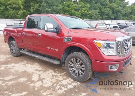 2016 Nissan Titan Xd Platinum Reserve Diesel z USA, uszkodzony, nr VIN 1N6BA1F43GN503800